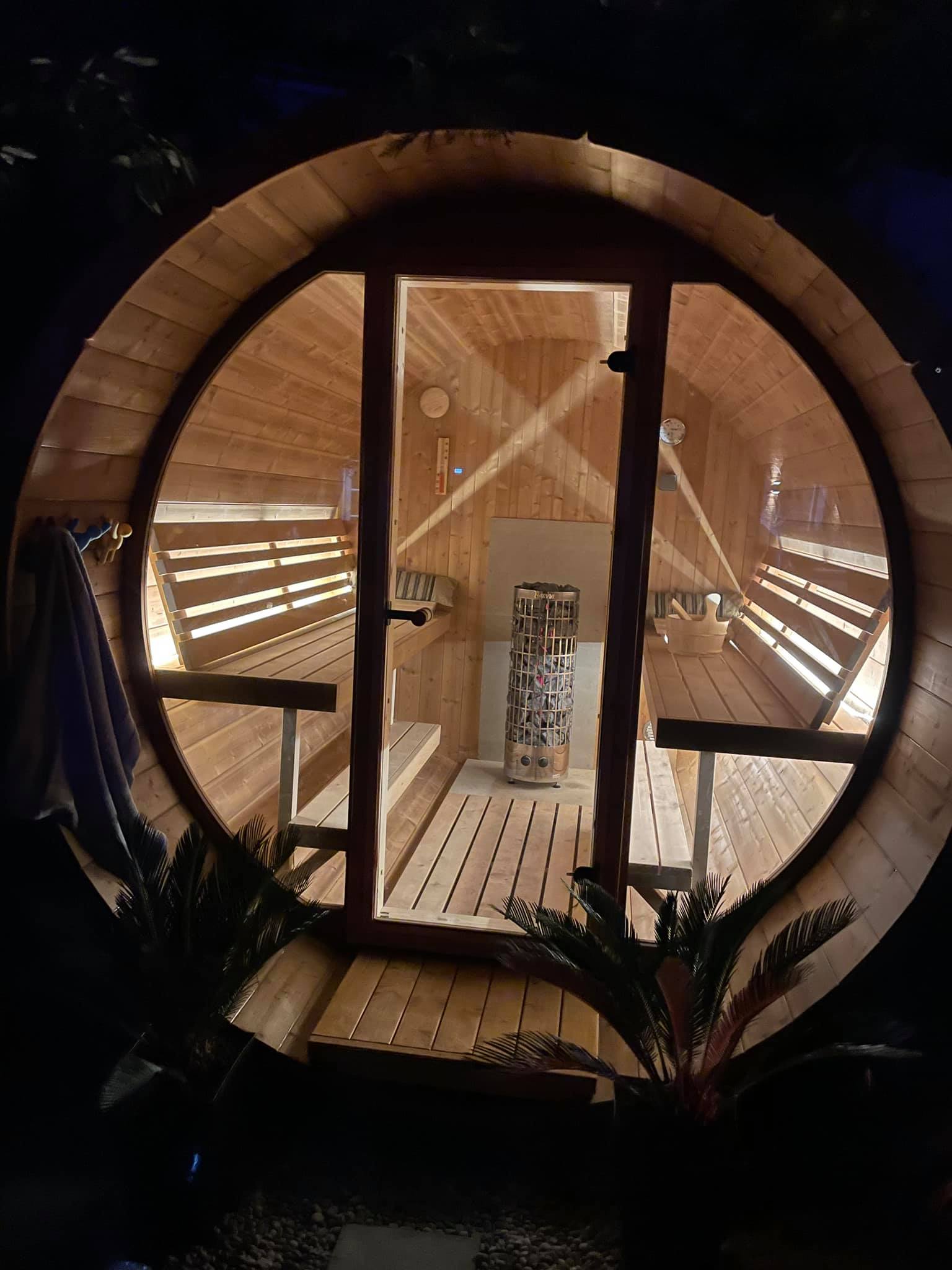 Sauna Jardin Deluxe 280 en Bois Thermo-traité