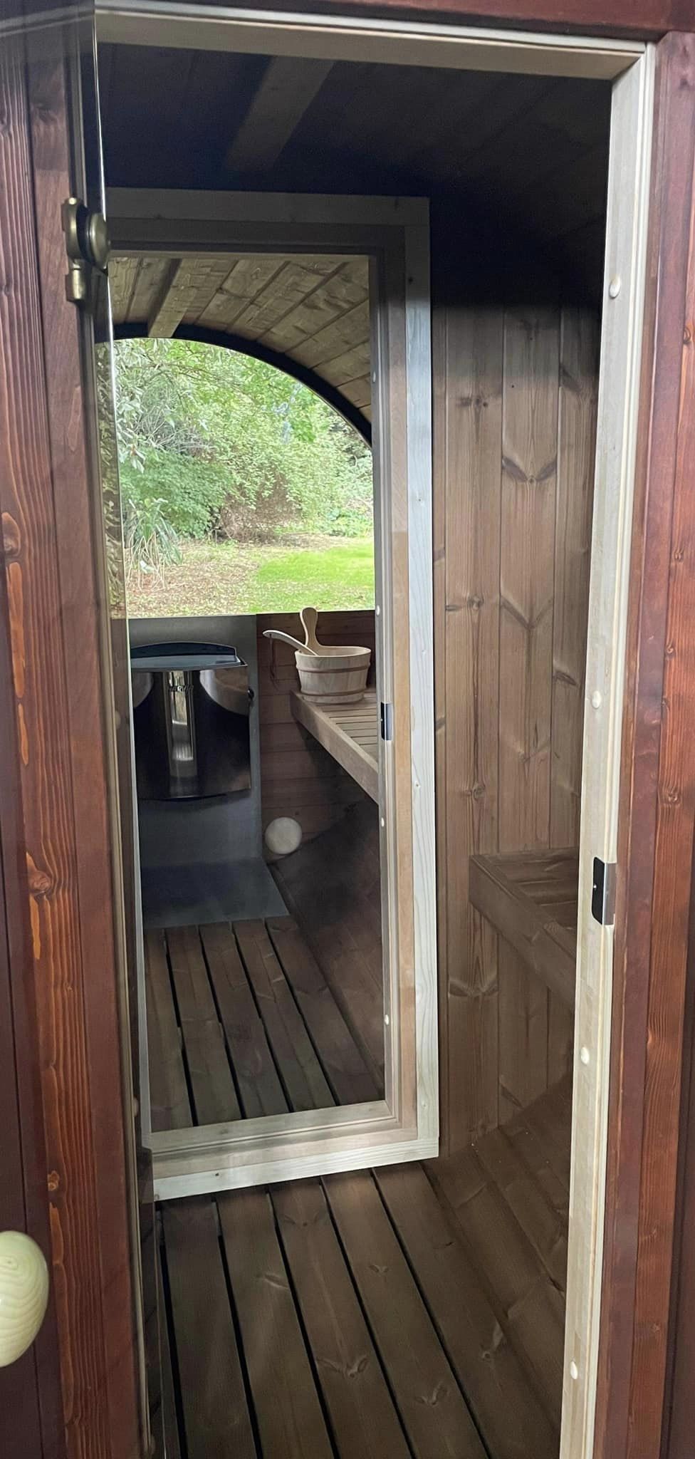 Sauna Extérieur avec Terrasse