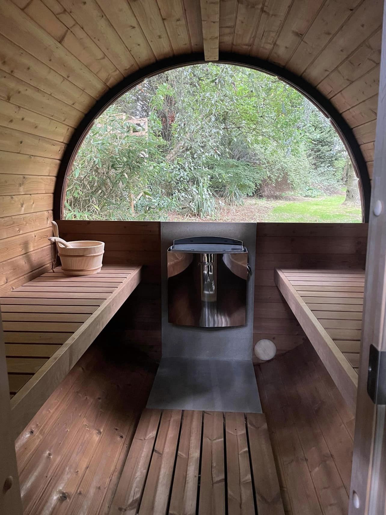 Sauna Extérieur avec Terrasse