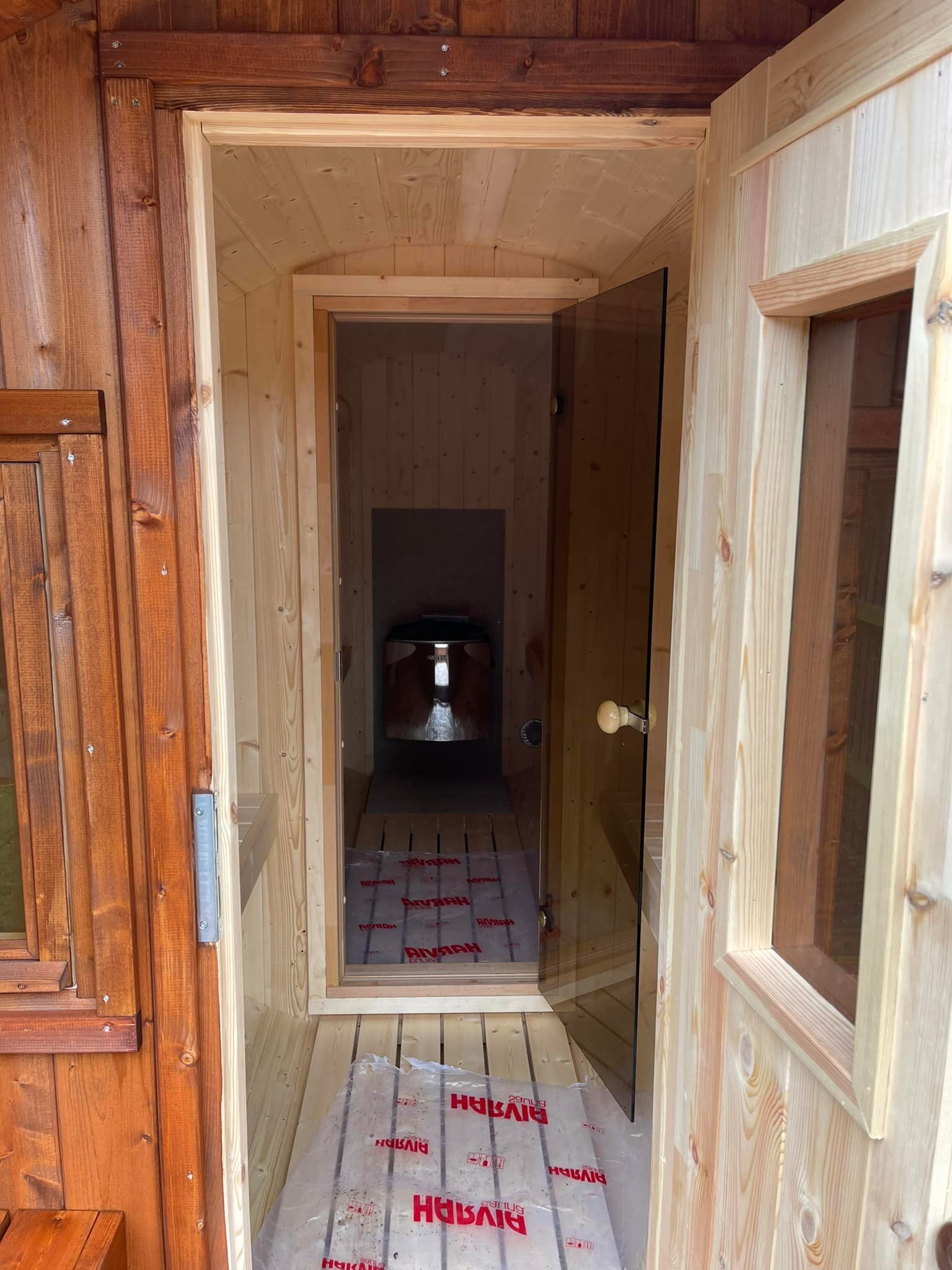 Sauna Extérieur-Vanjska en Bois Thermo-Traité | 6 Places