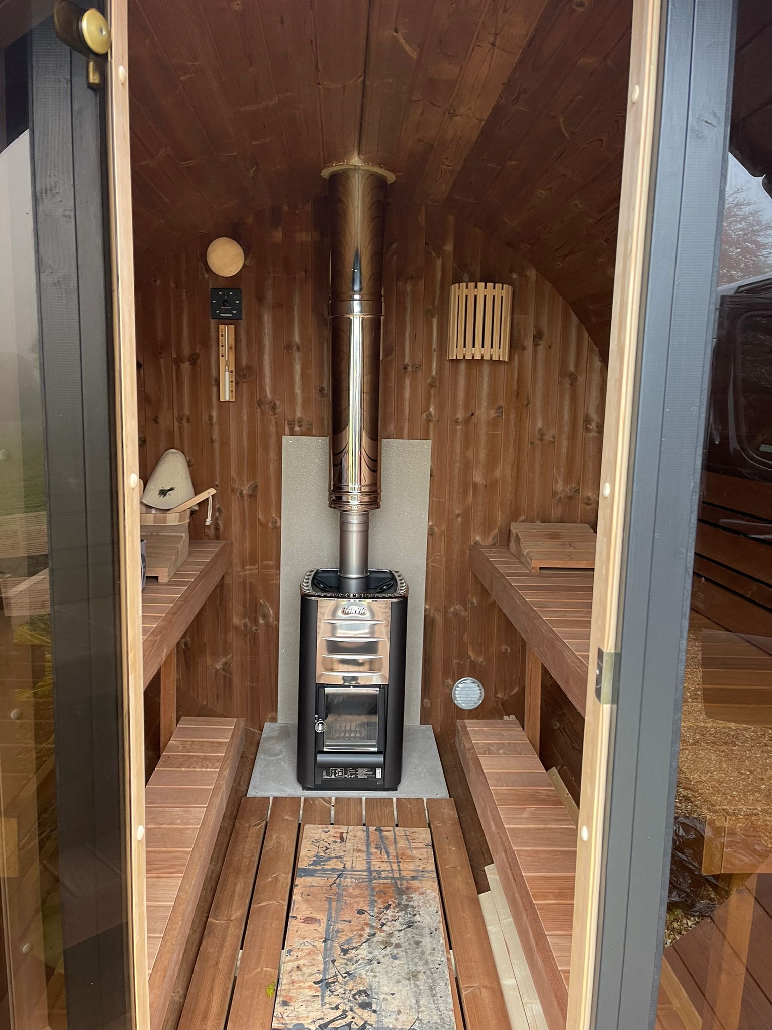 Sauna Jardin Deluxe 280 en Bois Thermo-traité