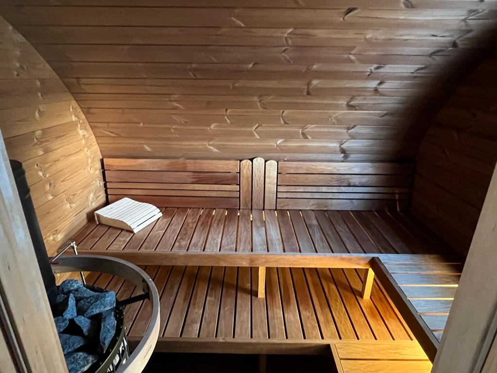 Sauna Extérieur en Bois Thermo-traité 4-6 places