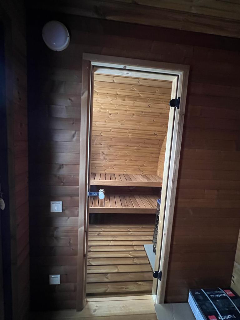 Sauna extérieur en bois thermo-traité 2-3 personnes