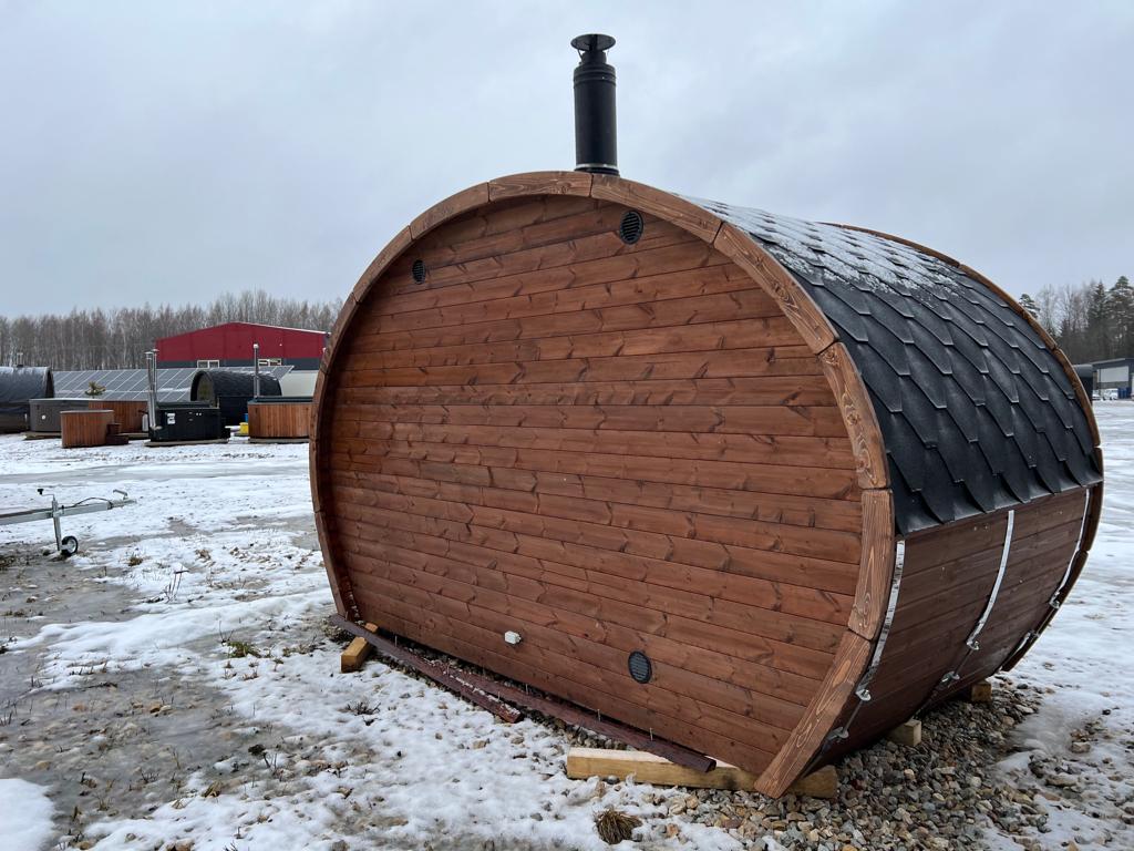 Sauna extérieur en bois thermo-traité 2-3 personnes