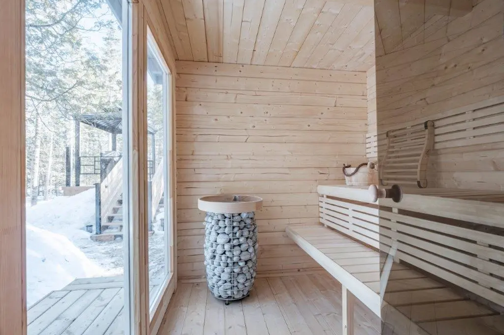 Sauna Jardin Moderne XL pour 4-6 Places