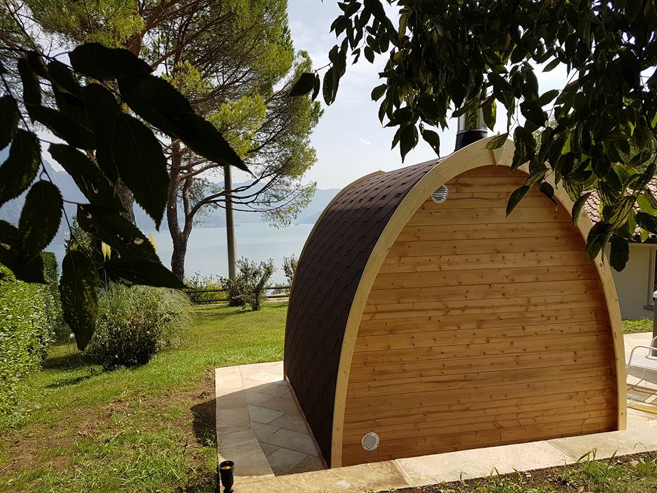 Sauna igloo extérieur en bois pour 4-6 personnes