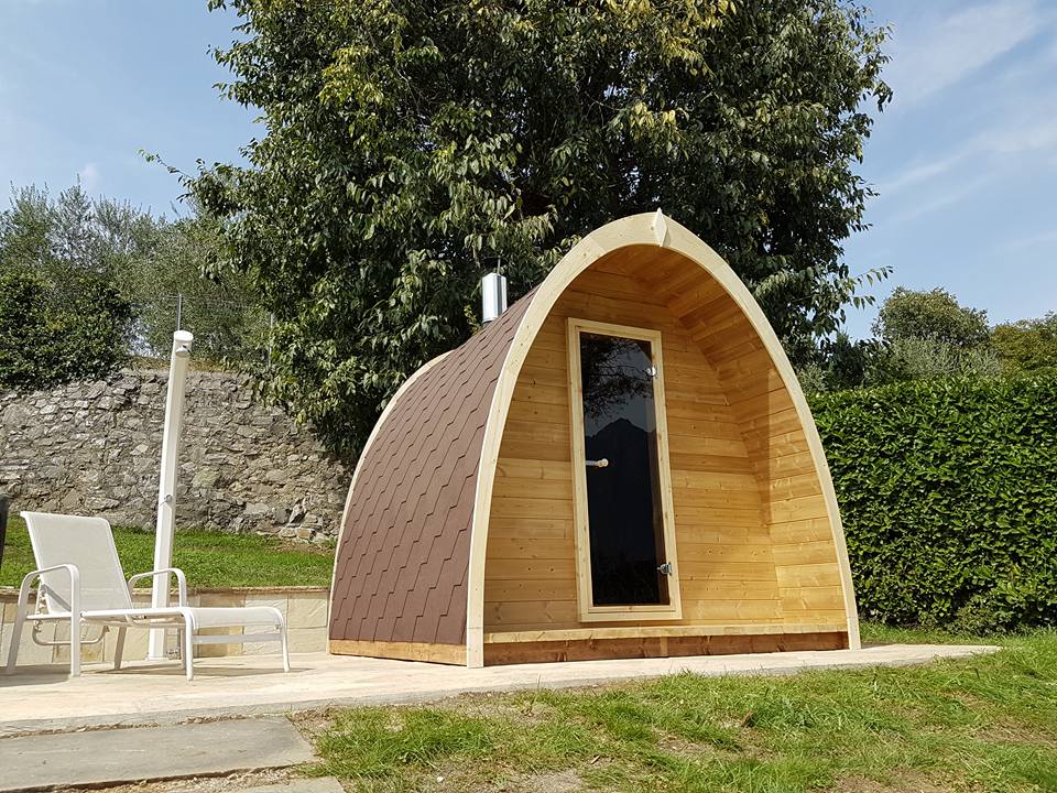 Sauna igloo extérieur en bois pour 4-6 personnes