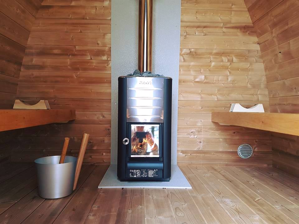 Sauna igloo extérieur en bois pour 4-6 personnes