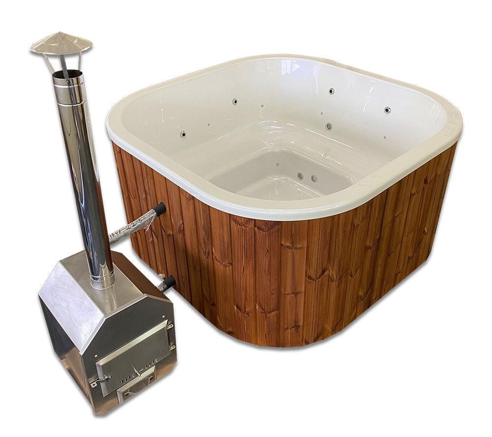 Bain nordique en bois rectangulaire | Hot tub