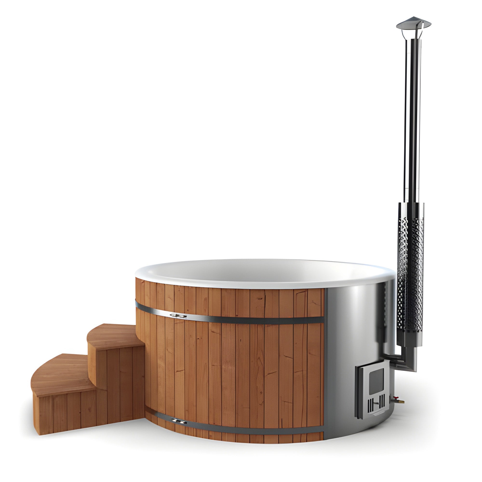 bain nordique en bois, hot tub, bain norvegien, bain suedois, bain scandinave