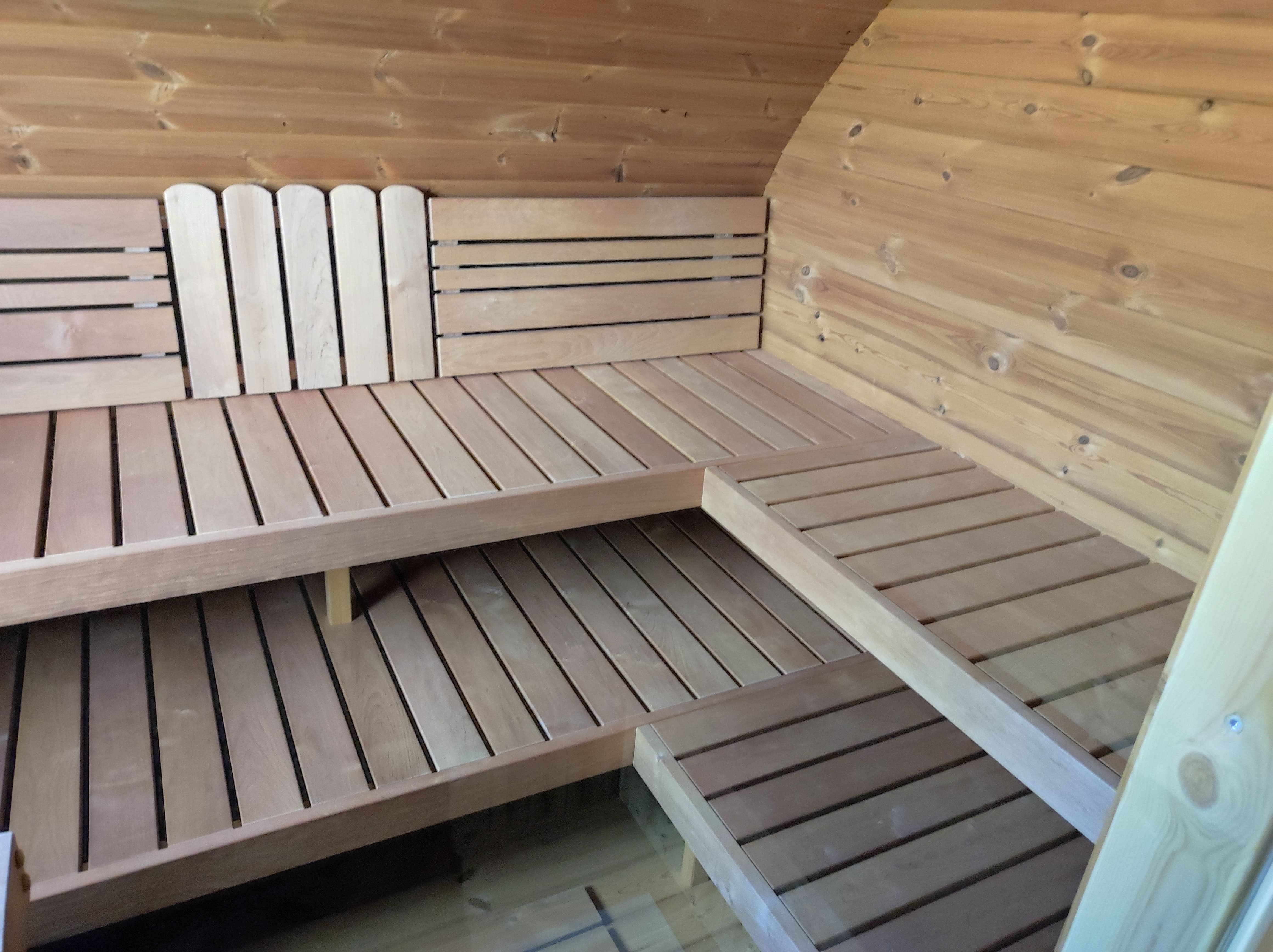 Sauna Extérieur en Thermo-traité 3-4 places