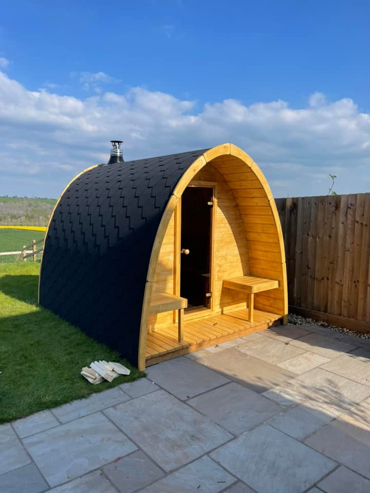 Sauna igloo extérieur en bois pour 4-6 personnes