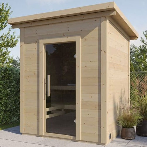 Sauna Jardin en bois d'épicéa - 3,3 m² | 2 Places