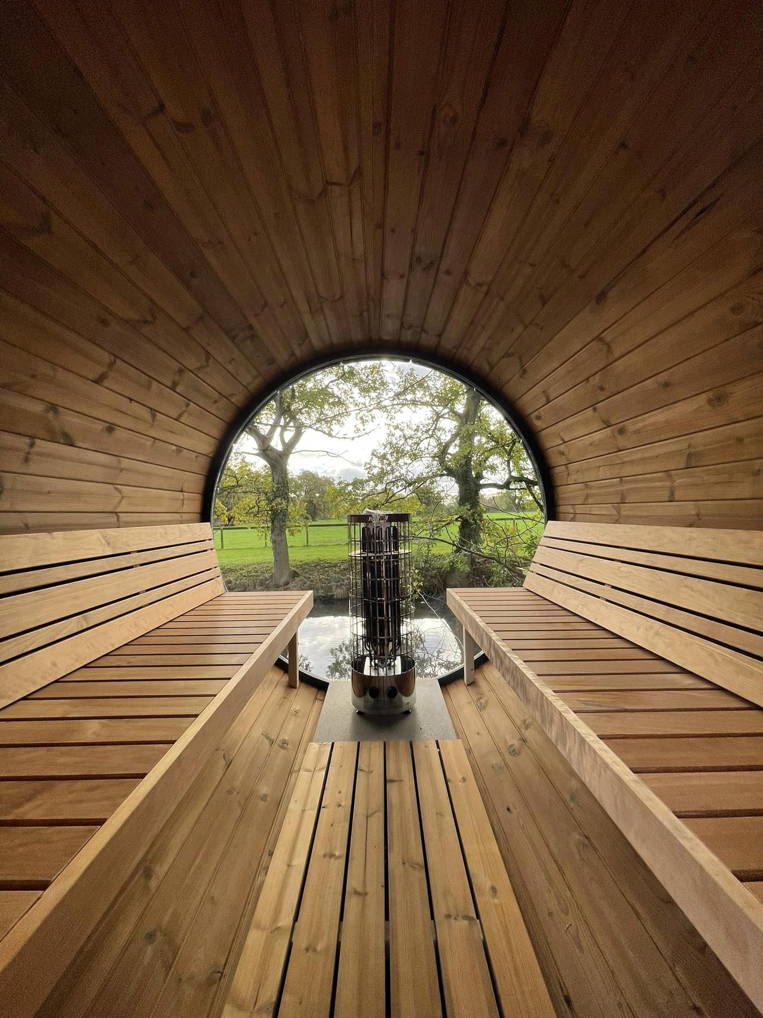 Sauna extérieur en Thermo-traité 280 4-6 places