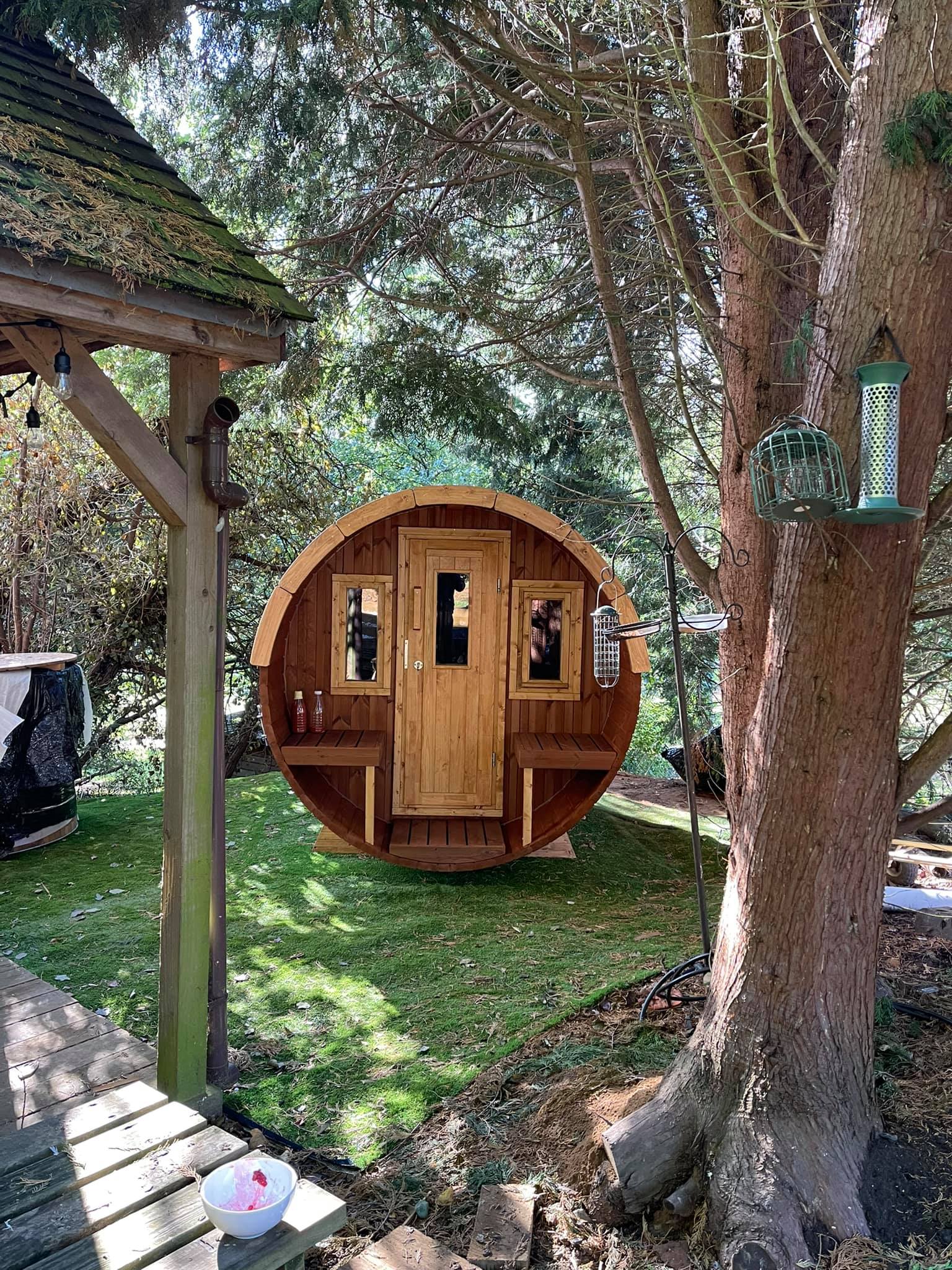 Sauna Extérieur avec Terrasse