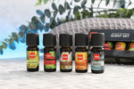 huile essentielle sauna, sauna aromatherapie, essence sauna, eucalyptus, ylan ylan, citron, orange, menthe poivree, coco vanille