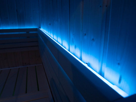 lumiere LED RGBW, led sauna, harvia, lampe sauna