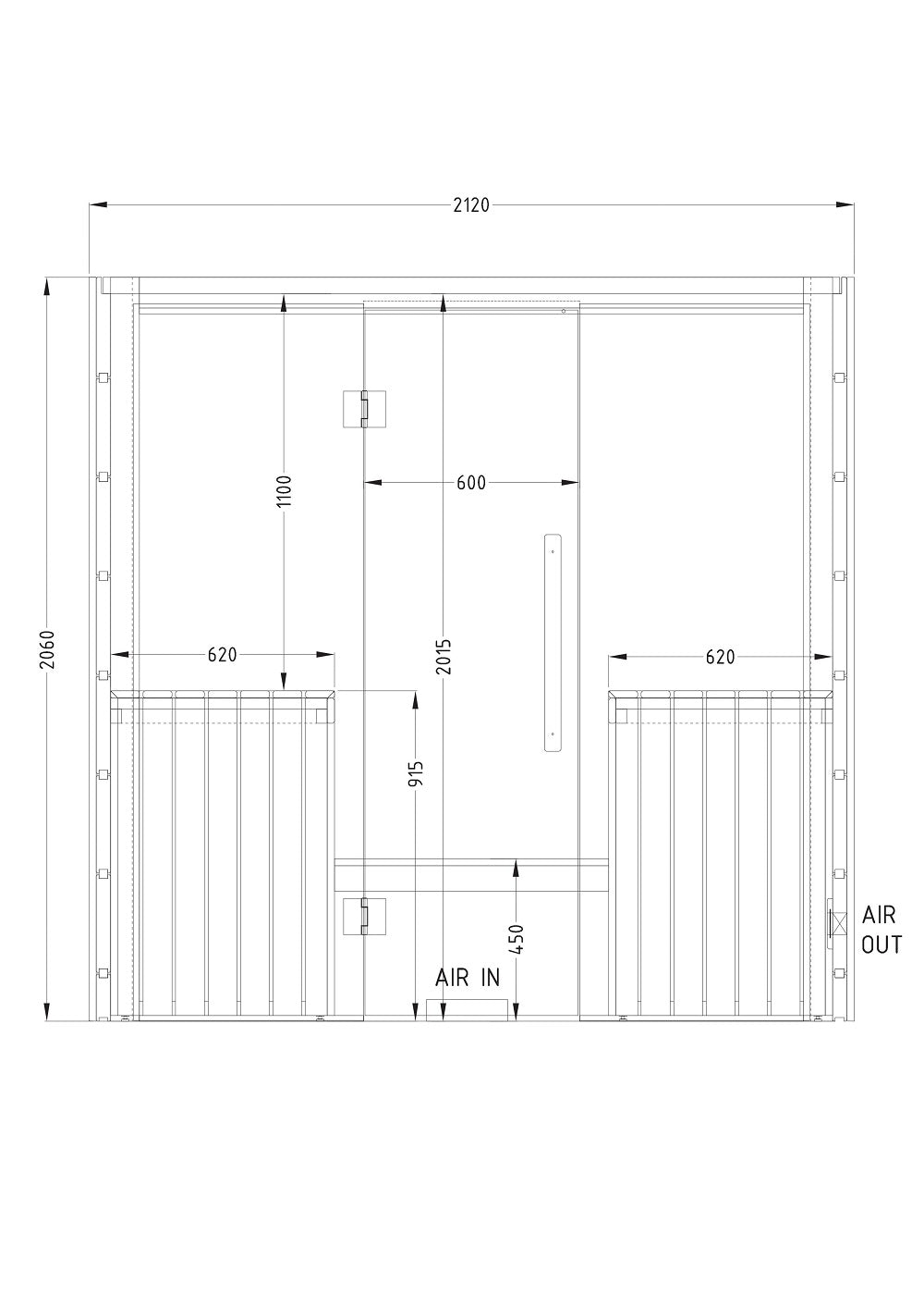 sauna traditionnel interieur, sauna harvia Olympus, sauna de luxe, dimensions, prix