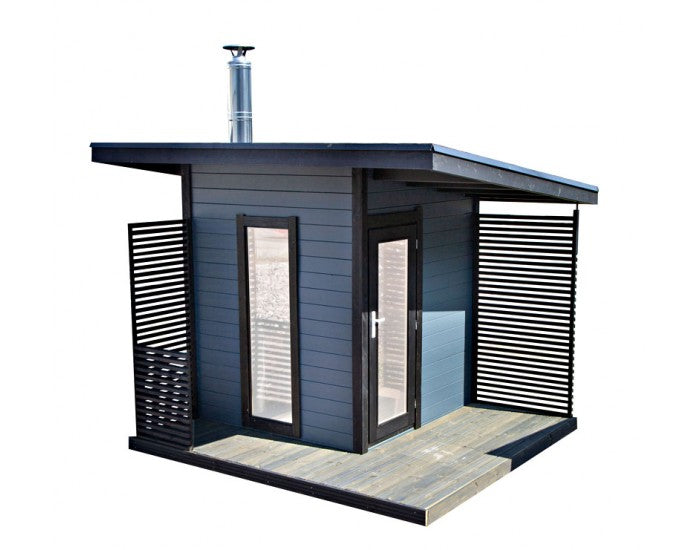 sauna exterieur traditionnel, sauna Harvia Solide Compact, sauna jardin, acheter sauna, prix sauna