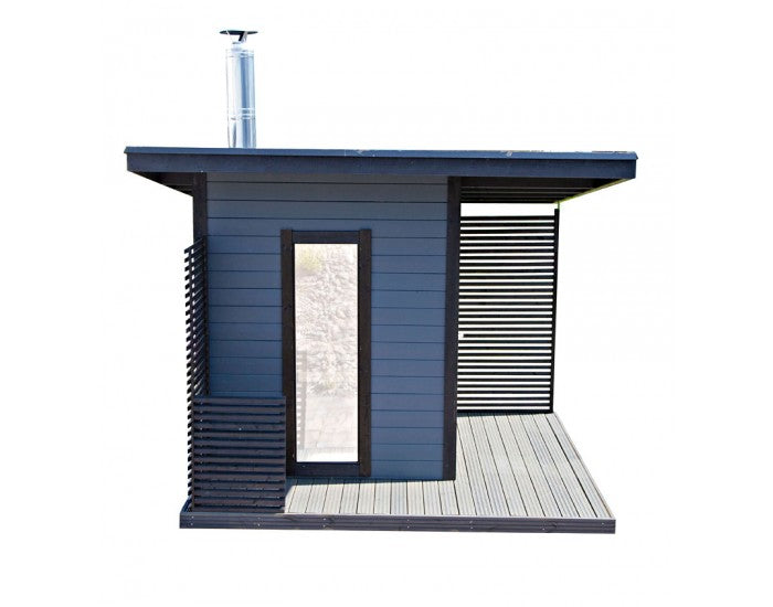 sauna exterieur traditionnel, sauna Harvia Solide Compact, sauna jardin, acheter sauna, prix sauna