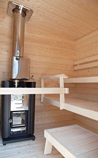 sauna exterieur traditionnel, sauna Harvia Solide Compact, sauna jardin, acheter sauna, prix sauna