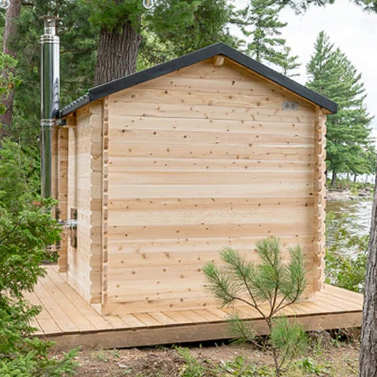 sauna exterieur traditionnel, sauna cabine CTC88W Georgian Dundalk Leisurecraft, sauna jardin, acheter sauna, prix