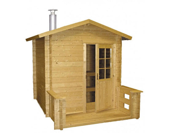 sauna exterieur traditionnel, sauna Harvia Kuikka, sauna jardin, acheter sauna, prix sauna