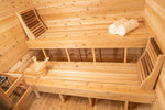 sauna tonneau exterieur, sauna baril, sauna jardin, acheter Luna Dundalk Leisurecraft