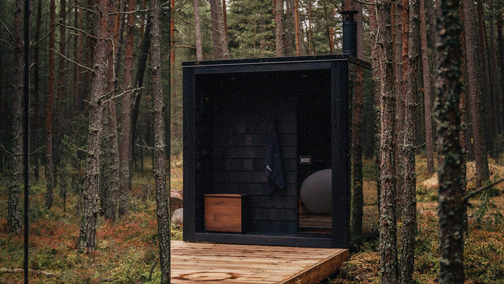 sauna design, sauna exterieur luxe, sauna haut de gamme, sauna OOD mirror mini , achat sauna traditionnel