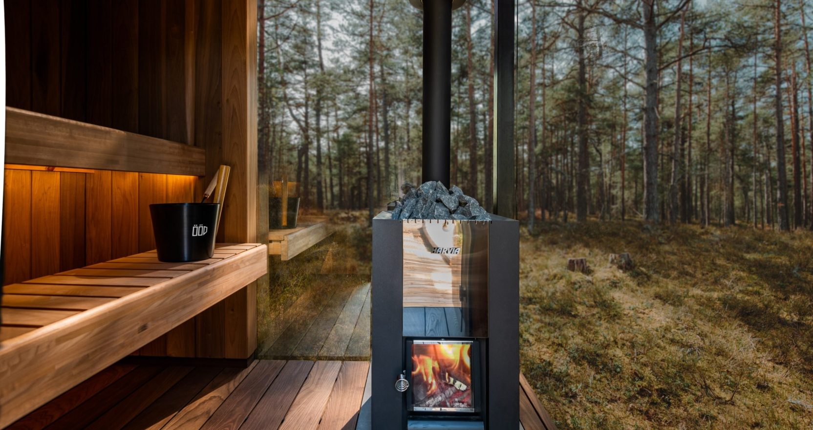 sauna design, sauna exterieur luxe, sauna haut de gamme, prix sauna, sauna 2 a 3 place, OOD mirror mini