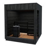 sauna exterieur luxe, sauna Harvia Nordic Misty Kirami FinVision , achat sauna 4 place, sauna 6 place, SHL3499, SHL3410