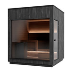 sauna exterieur luxe, sauna Harvia Nordic Misty Kirami FinVision , achat sauna 4 place, sauna 6 place, SHL3499