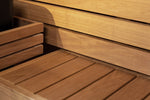 sauna interieur traditionnel luxe, sauna cabine Auroom Cala Wood, prix sauna de luxe, sauna 2 place