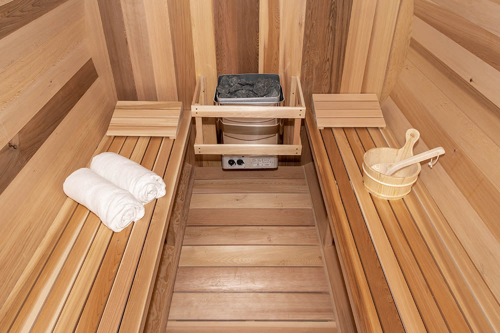 sauna tonneau exterieur, Tranquility CTC2345H Dundalk Leisurecraft, sauna jardin, acheter sauna baril