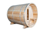sauna tonneau exterieur, serenity CTC2245W Dundalk Leisurecraft, sauna jardin, acheter sauna baril