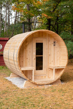 sauna tonneau exterieur, acheter sauna baril