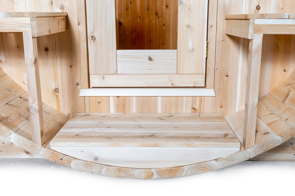 sauna tonneau exterieur, serenity CTC2245W Dundalk Leisurecraft, sauna jardin, acheter sauna baril