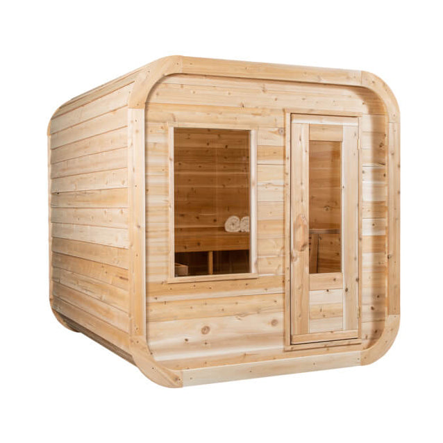 sauna tonneau traditionnel, sauna baril, sauna jardin, Luna Dundalk Leisurecraft