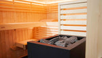 sauna traditionnel interieur, sauna harvia View S2020SV, sauna 5 place, sauna scandinave, prix sauna