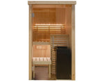 sauna traditionnel interieur, sauna harvia View S1212SV, sauna individuel, sauna 1 place, prix sauna