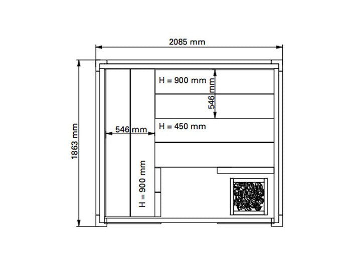 sauna traditionnel interieur, sauna harvia Solide, sauna 6 place, sauna acheter, prix sauna