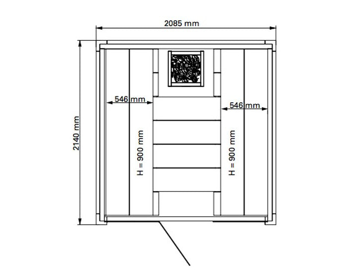 sauna traditionnel interieur, sauna harvia Solide, sauna 6 place, sauna acheter, prix sauna